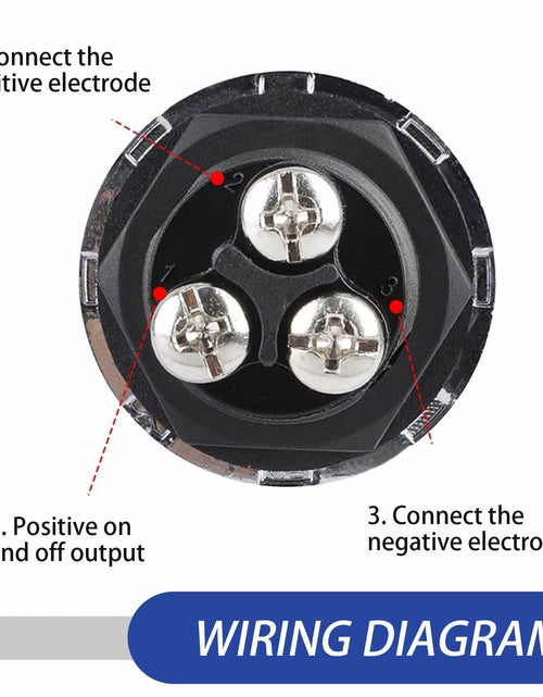 Load image into Gallery viewer, [Like New] DYEKNEE 12V Keyless One-Touch Start Switch 3 Pin Blue Engine Ignition
