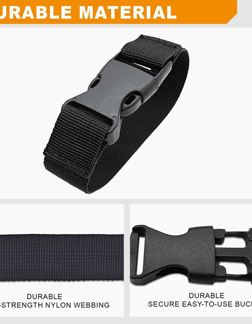Load image into Gallery viewer, Universal Truck Gun Rack Extension Strap Black Durable Secure Firearm Holder L
