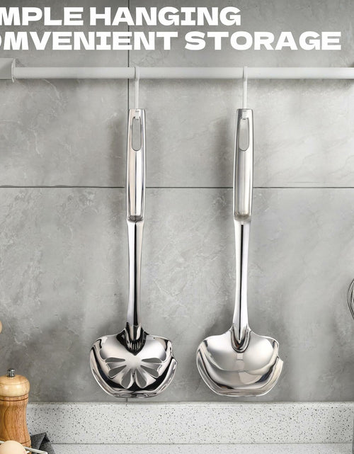 Load image into Gallery viewer, [Like New] Skimmer Slotted Spoon 316L Stainless Steel 12" Metal Heat-Proof Handle
