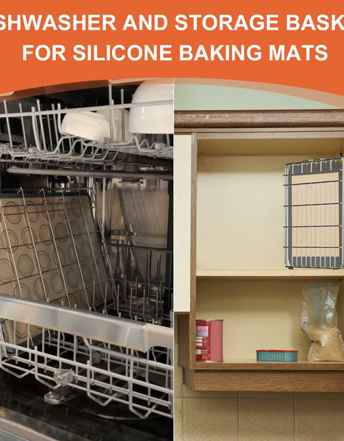 Load image into Gallery viewer, [Like New] Dishwasher Basket for Silicone Baking Mats, Lids &amp; Hot Pads Storage
