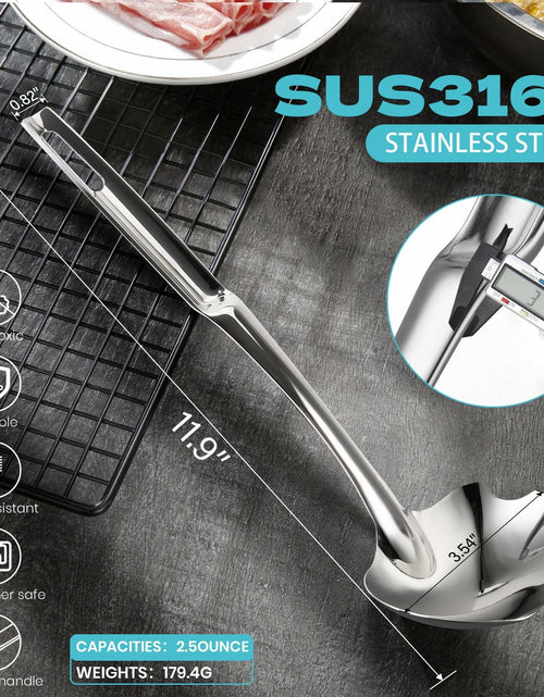 Load image into Gallery viewer, [Like New] Skimmer Slotted Spoon 316L Stainless Steel 12" Metal Heat-Proof Handle
