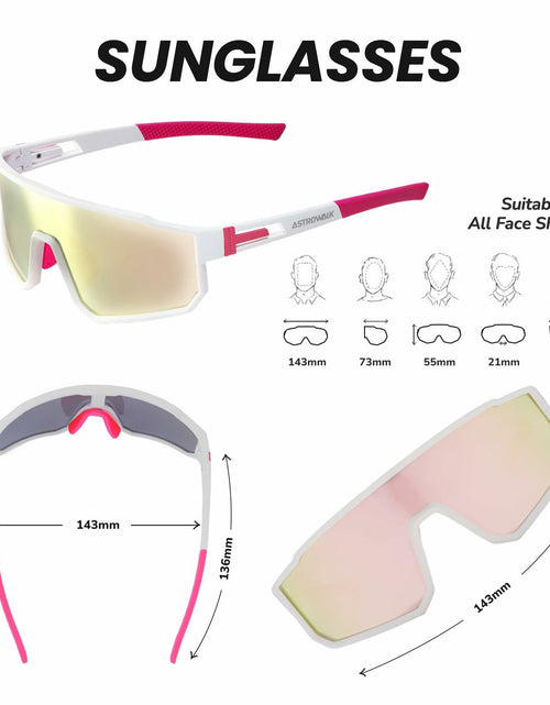 Load image into Gallery viewer, [Like New] Generic Astrowalk Cycling Goggles UV Protection Multi-Sport Grey
