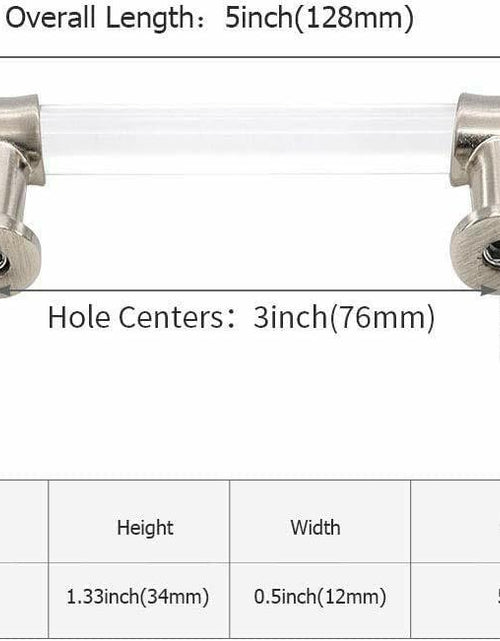 Load image into Gallery viewer, homdiy 10 Pack 5 Inch Cabinet Pulls Brushed Brass Gold Kitchen Handles

