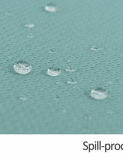Load image into Gallery viewer, maxmill Jacquard Waterproof Spillproof Tablecloth 60x60 Turquoise
