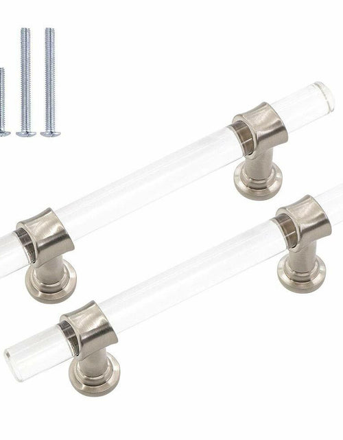 Load image into Gallery viewer, homdiy 10 Pack 5 Inch Cabinet Pulls Brushed Brass Gold Kitchen Handles
