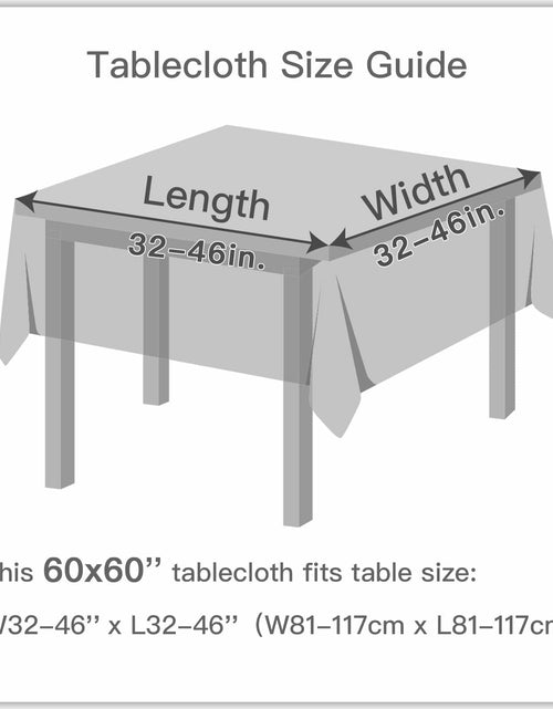 Load image into Gallery viewer, maxmill Jacquard Waterproof Spillproof Tablecloth 60x60 Turquoise
