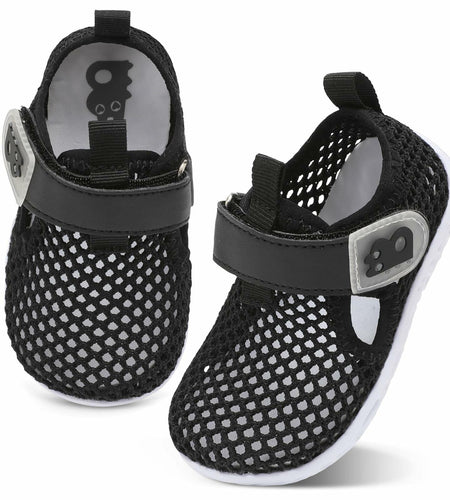 Besroad Kids Water Shoes Aqua Socks Non-Slip Mesh Navy Size 10-10.5 Toddler