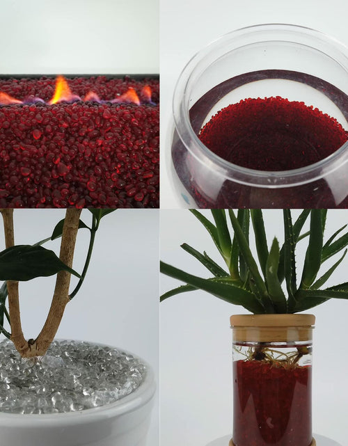 Load image into Gallery viewer, TWINKLING Fire Glass Stones 3-6mm 1lb Jar Cobalt Blue High Luster
