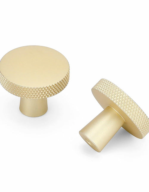 Load image into Gallery viewer, goldenwarm 5 Pack Gold Aluminium Alloy Cabinet Knobs for Drawers
