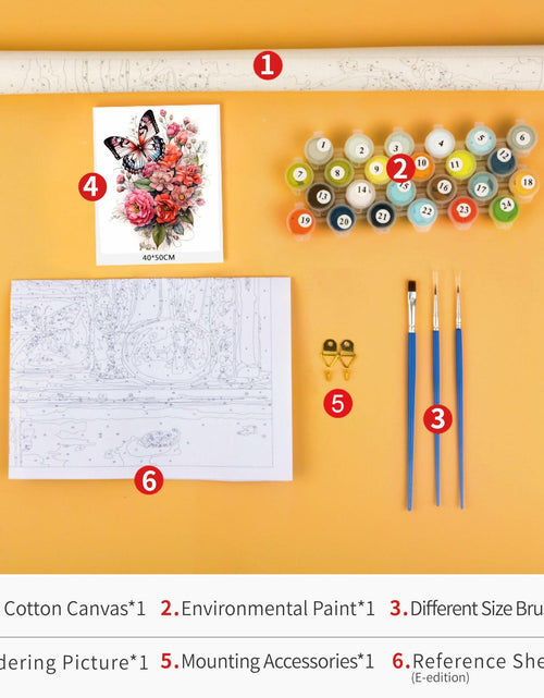Load image into Gallery viewer, [Like New] TUMOVO Paint by Number Landscape Mountains DIY Kit 16x20 Inch Canvas
