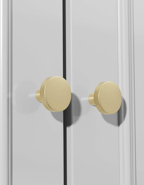 Load image into Gallery viewer, goldenwarm 5 Pack Gold Aluminium Alloy Cabinet Knobs for Drawers

