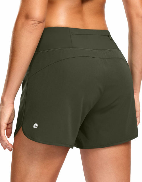 Load image into Gallery viewer, G Gradual Women's Running Shorts Mesh Liner Phone Pockets Olive Size XXS

