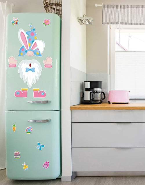 Load image into Gallery viewer, Weewooday 14pcs Easter Gnomes Refrigerator Magnets Multicolor Holiday Set
