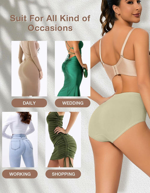 Load image into Gallery viewer, USEASY Mid Waist Tummy Control Seamless Shapewear Women Mint Size S
