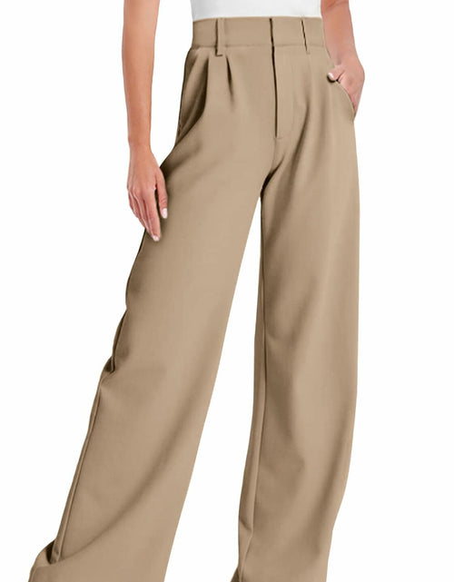 Load image into Gallery viewer, ELLEVEN Wide Leg High Waisted Palazzo Pants Brown Size XXL
