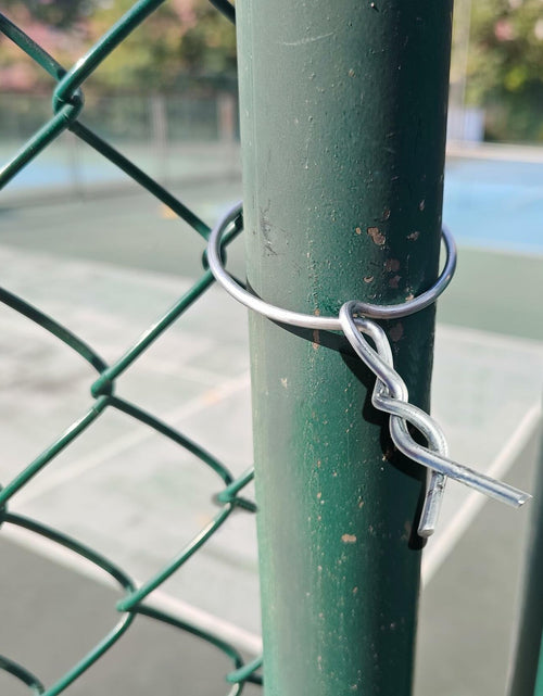 Load image into Gallery viewer, Evecad 250PCS 12Ga Preformed Fence Ties for 1-5/8 Post Silver
