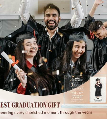 [Like New] Graduation Gifts 2025 Crystal Graduate Figurine Plaque 4x6 Inspirational