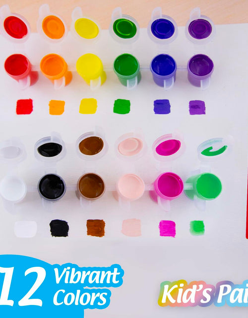 Load image into Gallery viewer, [Like New] BAZIC Kid's Paint Set 12 Colors 60ml Non-Toxic Vibrant Colors 1-Pack
