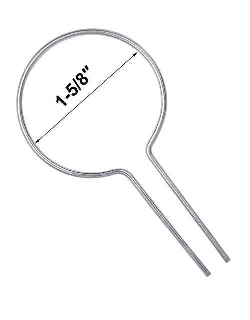 Load image into Gallery viewer, Evecad 250PCS 12Ga Preformed Fence Ties for 1-5/8 Post Silver
