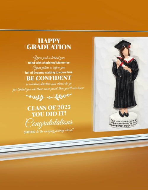 Load image into Gallery viewer, [Like New] Graduation Gifts 2025 Crystal Graduate Figurine Plaque 4x6 Inspirational
