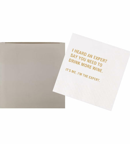 VOWFOO Funny Quotes Cocktail Napkins Birthday Bachelorette Party 100pcs