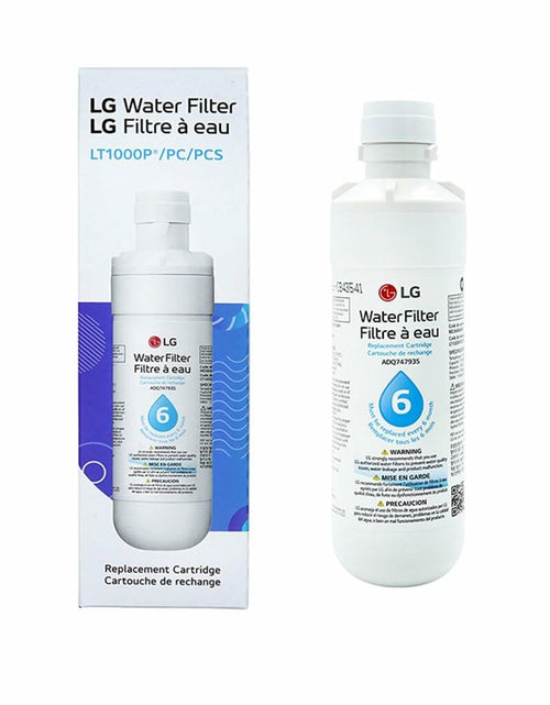 Load image into Gallery viewer, [Like New] LG LT1000P Refrigerator Water Filter 6 Month 200 Gallon Capacity White
