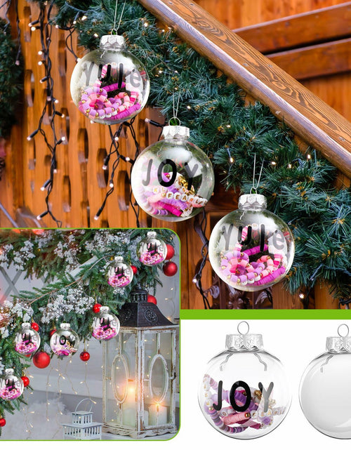 Load image into Gallery viewer, [Like New] Poen 50 Pcs Pink Christmas Ball Ornaments for Tree DIY Holiday Decor
