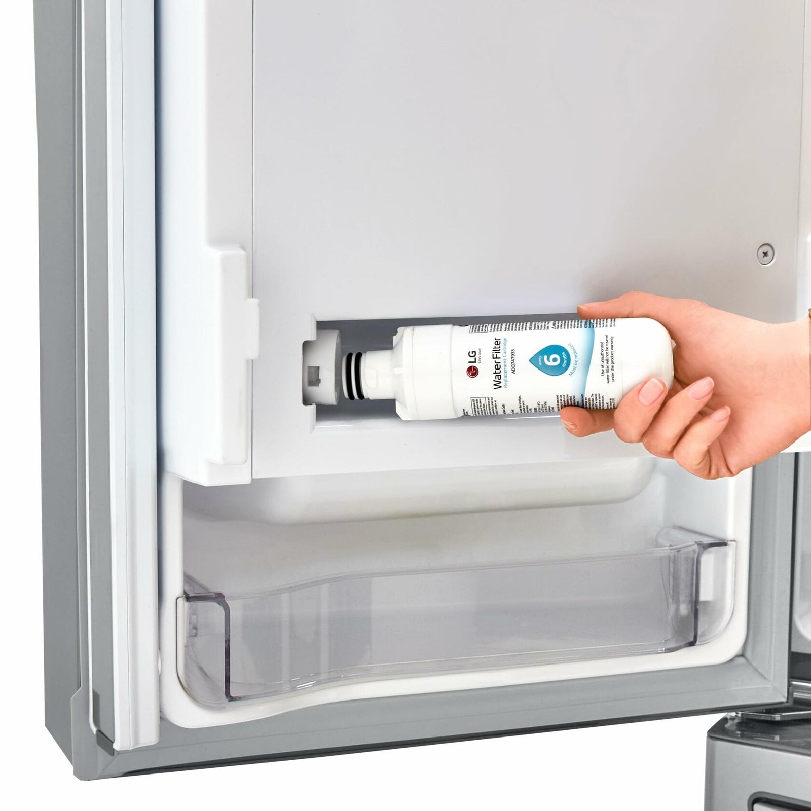 [Like New] LG LT1000P Refrigerator Water Filter 6 Month 200 Gallon Capacity White