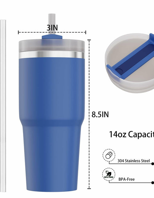 Load image into Gallery viewer, [Like New] YOUEXPERT 14 oz Tumbler with Straw, Insulated Tumblers with Lid and Straw, 14 oz
