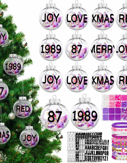 Load image into Gallery viewer, [Like New] Poen 50 Pcs Pink Christmas Ball Ornaments for Tree DIY Holiday Decor
