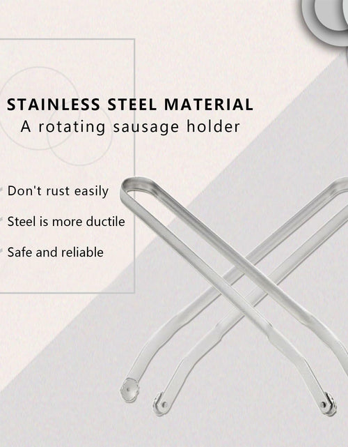 Load image into Gallery viewer, [Like New] QKFU BBQ Sa-Used Rotating Maybe, Flip Bacon Steak Meat Sausage Vegetables Tongs
