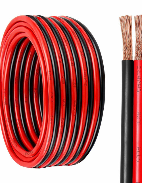 Load image into Gallery viewer, 14 Gauge Copper Wire 2 Conductor 14 AWG Battery Cable 200FT Oxygen Free
