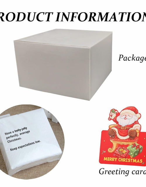 Load image into Gallery viewer, VOWFOO Funny Christmas Quotes Cocktail Napkins 4.5x4.5 2-ply 100pcs
