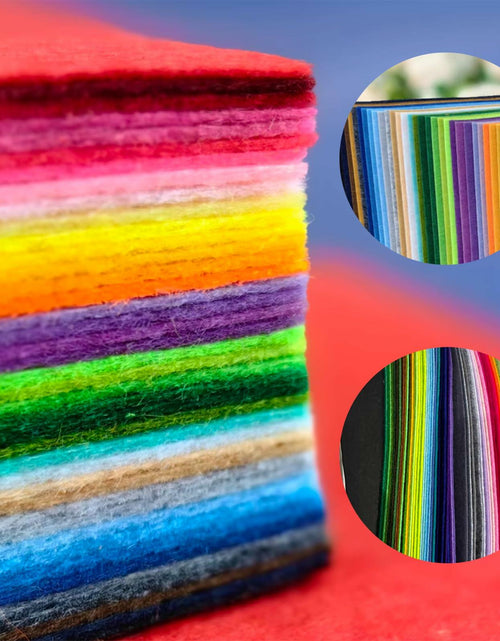 Load image into Gallery viewer, Calefow Felt Fabric Sheets Craft Kit 60PCS 6x8in Multicolor Sewing Modern
