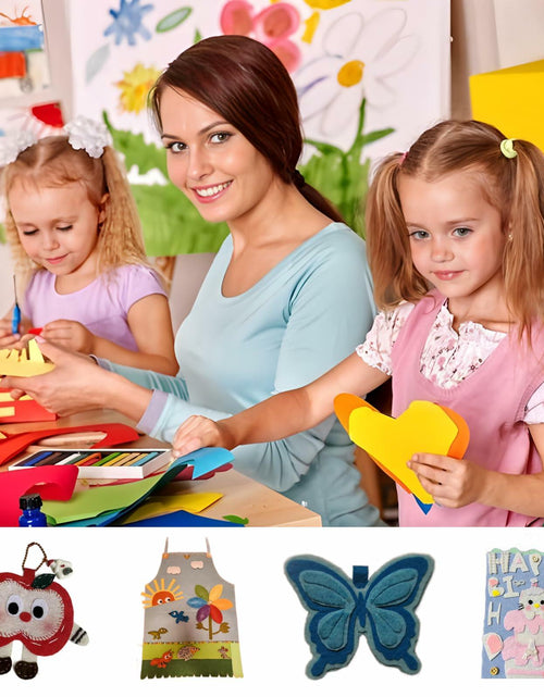 Load image into Gallery viewer, Calefow Felt Fabric Sheets Craft Kit 60PCS 6x8in Multicolor Sewing Modern
