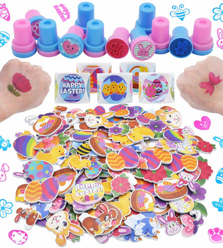 JOYIN 1000 Easter Arts & Crafts Kit with Stickers, Stampers, Tattoos