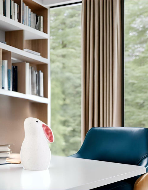 Load image into Gallery viewer, NYSCURE Ceramic Rabbit Figurine Sitting Statue Home Decor 4.8 Inch
