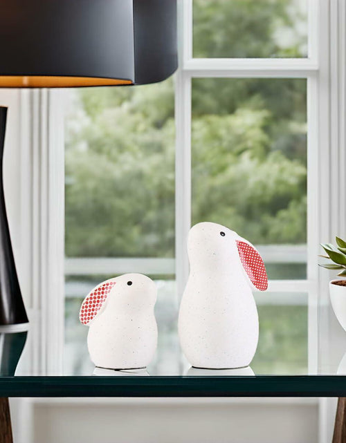 Load image into Gallery viewer, NYSCURE Ceramic Rabbit Figurine Sitting Statue Home Decor 4.8 Inch
