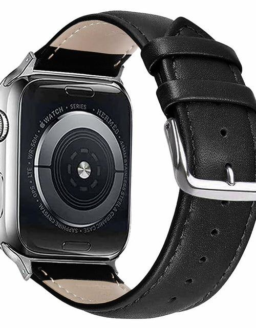 Load image into Gallery viewer, Narako Leather Apple Watch Band Compatible 41-49mm Series 9/SE Bicolor
