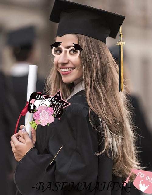 Load image into Gallery viewer, Graduation Photo Booth Props 24Pcs Party Supplies 2024 Class Congrats Grad
