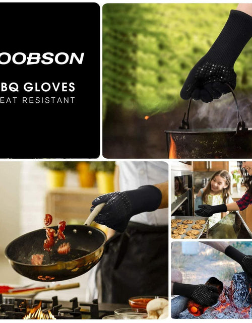 Load image into Gallery viewer, VOOBSON Grill Scraper Stainless Steel Extended Handle Bottle Opener Gloves
