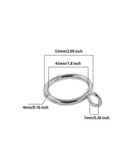 40 Pack Shower Curtain Rings Rust Proof Metal Decorative Hooks for Bathroom