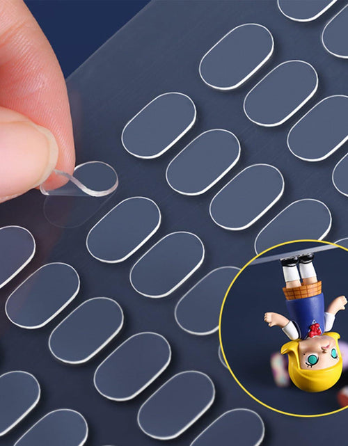 Load image into Gallery viewer, Adhesive Stick Dots Two-Sided Mounting Putty 0.4x0.4in 900pcs Clear
