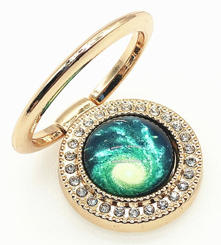 Ailifly Starry Sky Galaxy Finger Phone Ring Holder Stand Style3#