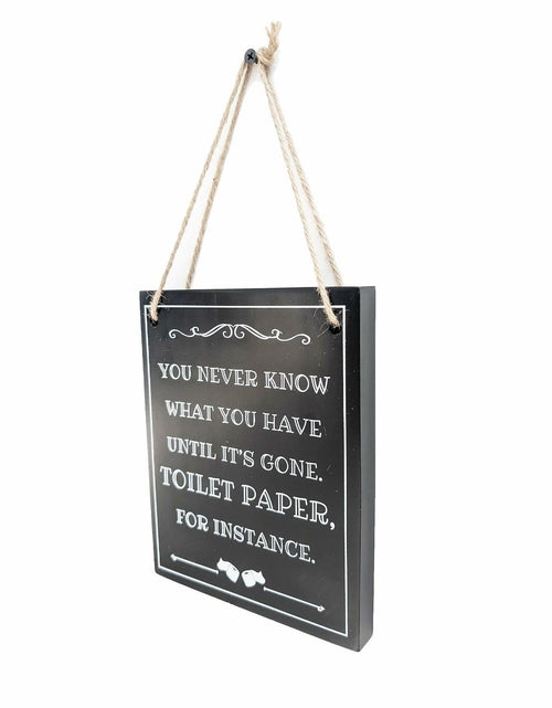 Load image into Gallery viewer, ARTAWEIN Bathroom Rules Wall Art Sign Rustic Humorous Decor

