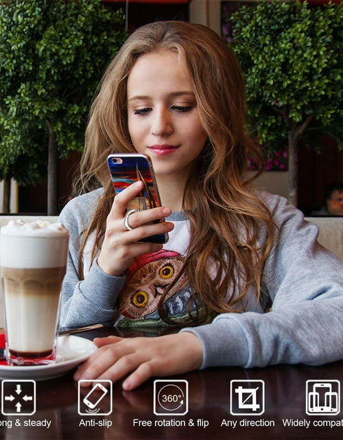 Load image into Gallery viewer, Ailifly Starry Sky Galaxy Finger Phone Ring Holder Stand Style3#
