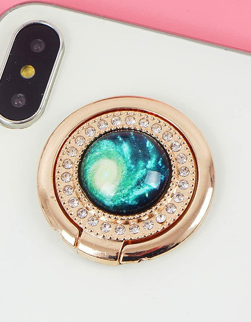 Load image into Gallery viewer, Ailifly Starry Sky Galaxy Finger Phone Ring Holder Stand Style3#
