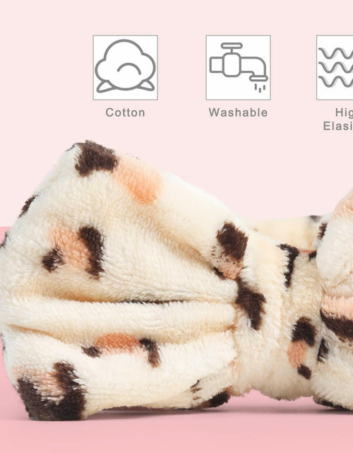 Load image into Gallery viewer, 3 Otters Spa Headband Set 8PCS Soft Microfiber Face Wash for Women Girls
