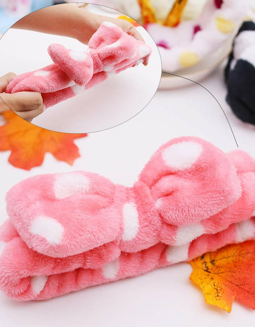 Load image into Gallery viewer, 3 Otters Spa Headband Set 8PCS Soft Microfiber Face Wash for Women Girls
