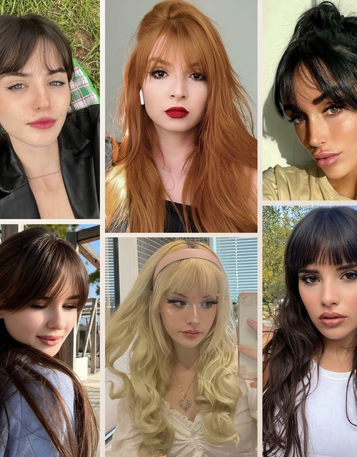 Load image into Gallery viewer, starluck Clip in Bangs 9g 100% Human Hair Extensions Light Blonde
